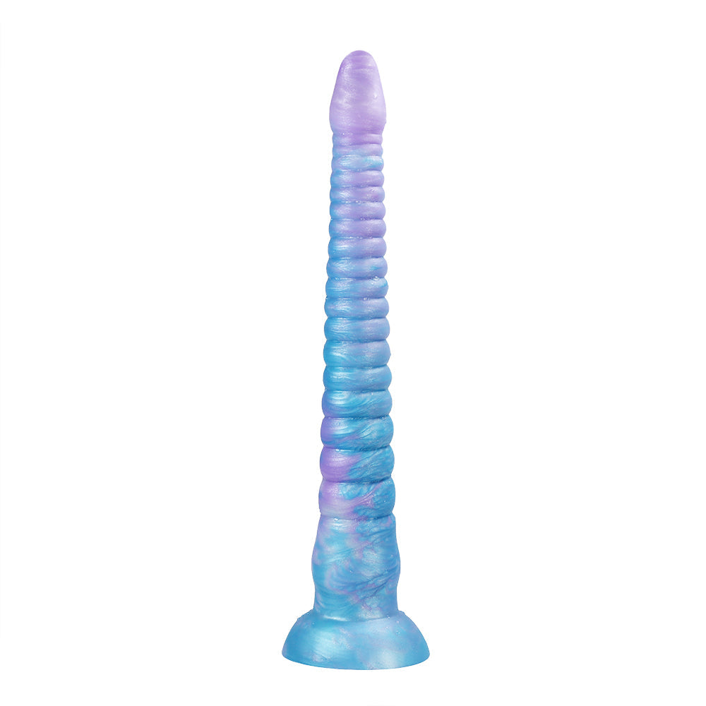 Octopus Gradient Blue Purple Tentacle Dildo Anal Plug - Glow-In-The-Dark Dildo