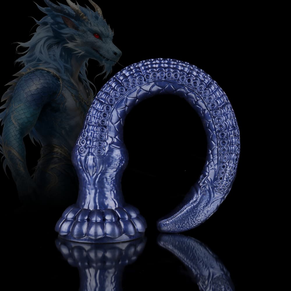 Eel Blue Oversized Tentacle Anal Plug