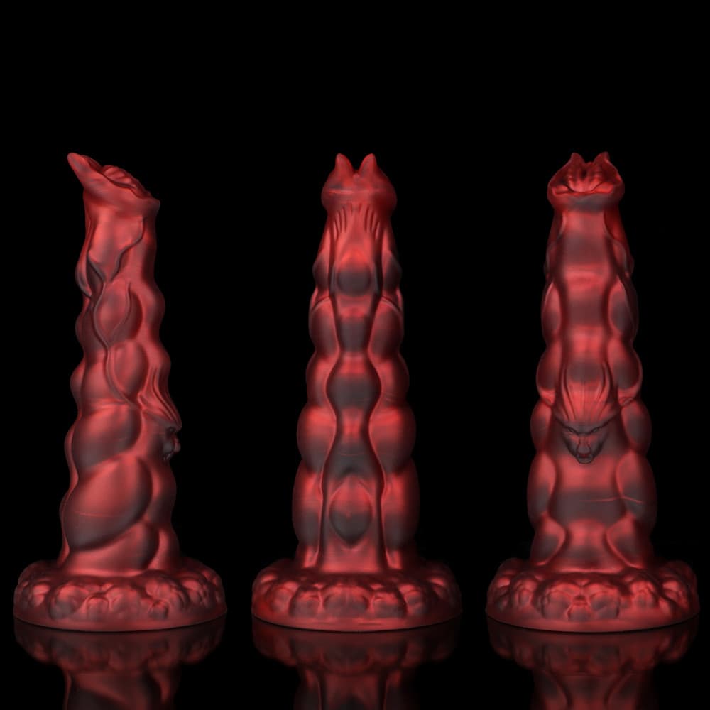 (Only For USA 20% OFF)Sphinx Crimson Fantasy Dildo-Knot Dildo