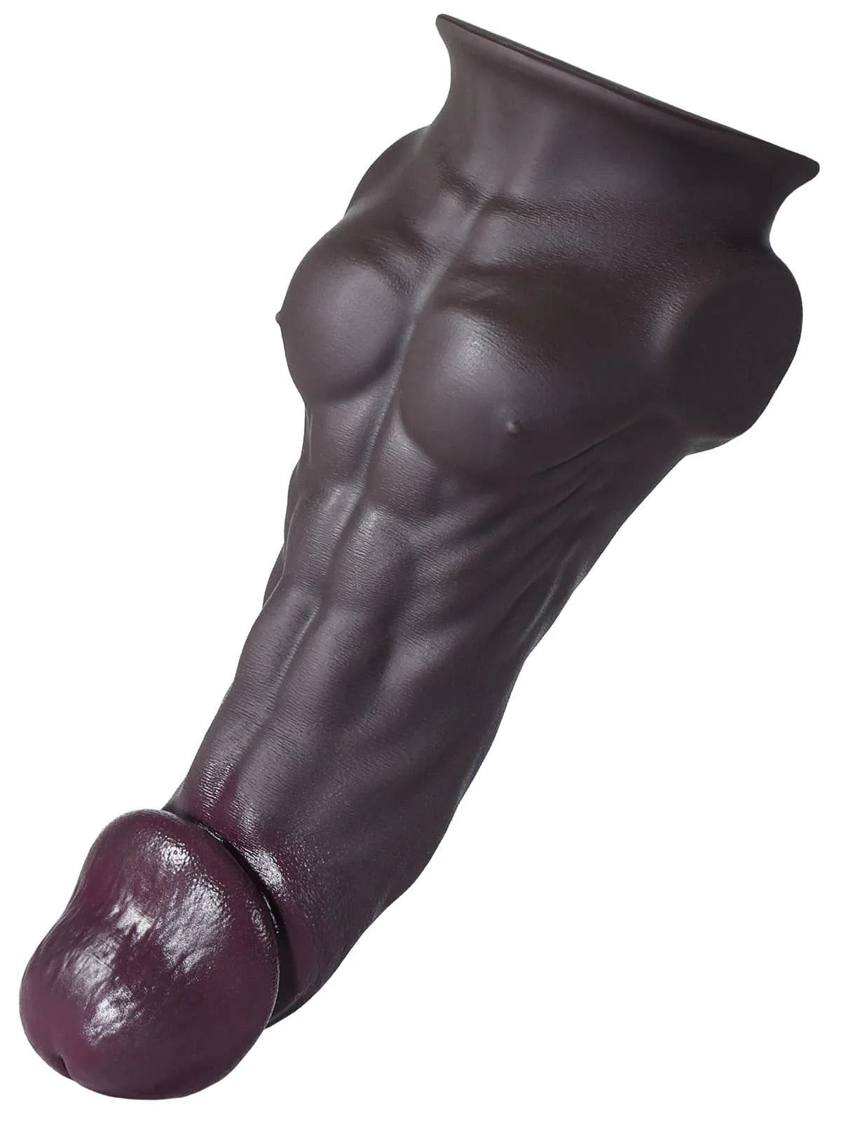 Brad 9" X 1.9" M Size Sexy Massive Black Dildo Muscle Cock