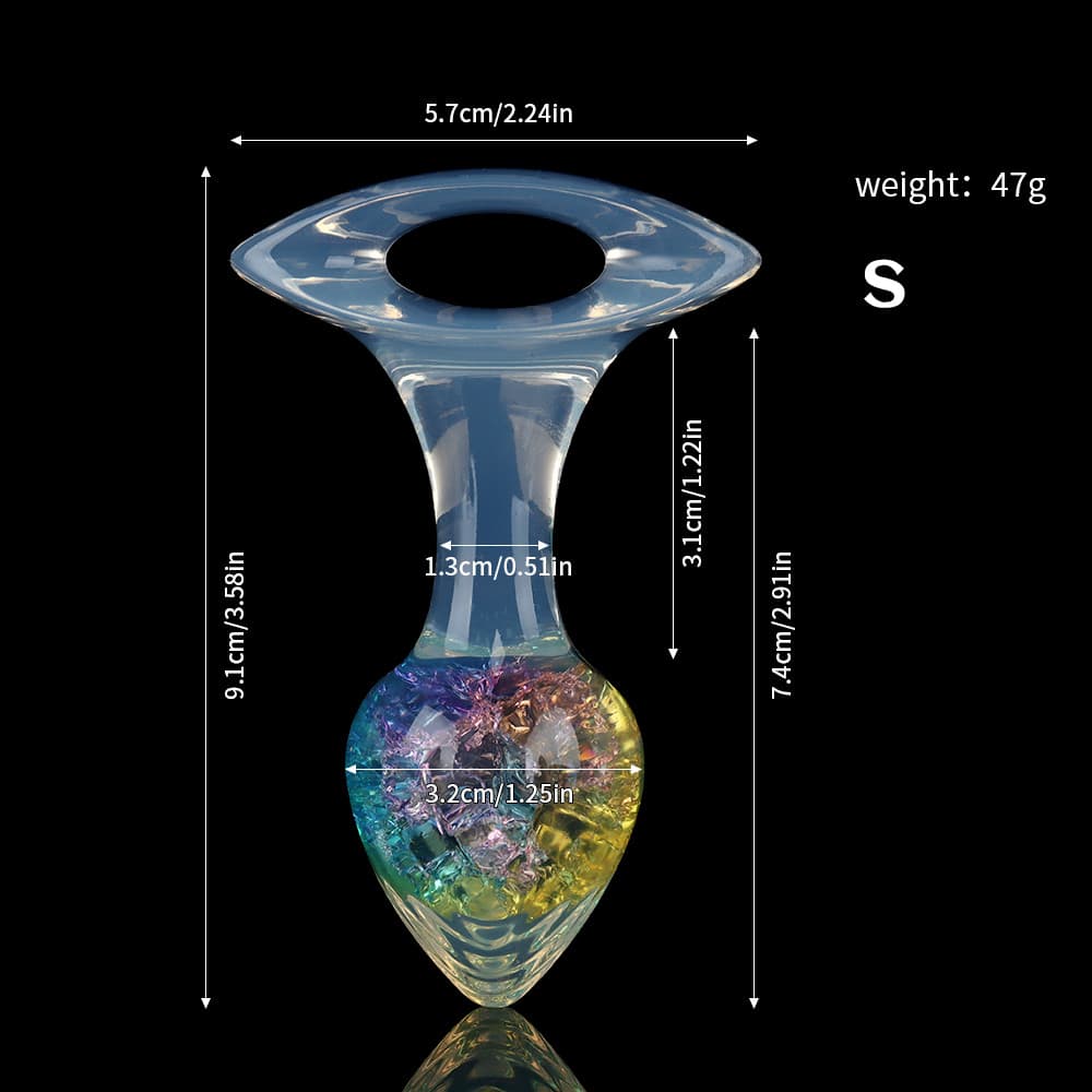 Heart Crystal Butter Plugs