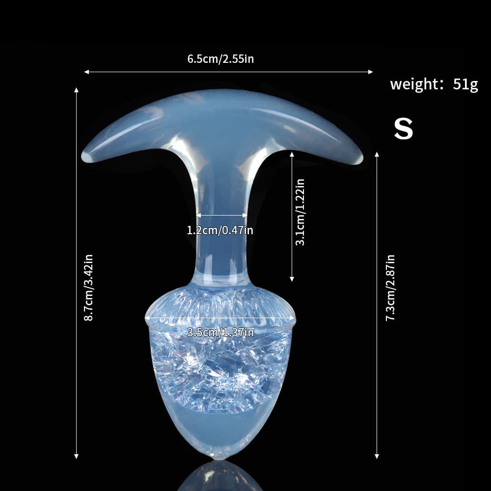 Chestnut Crystal Butter Plugs - 9 Colors