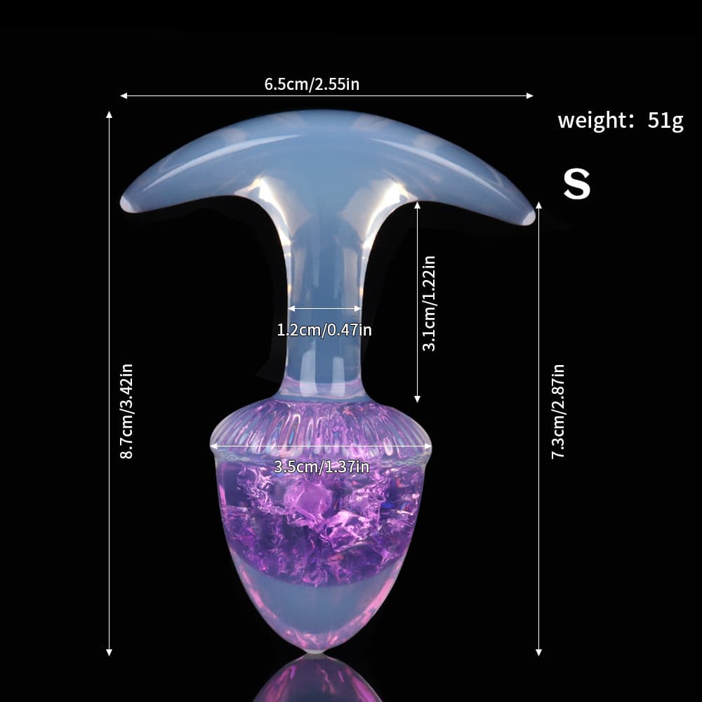 Chestnut Crystal Butter Plugs - 9 Colors