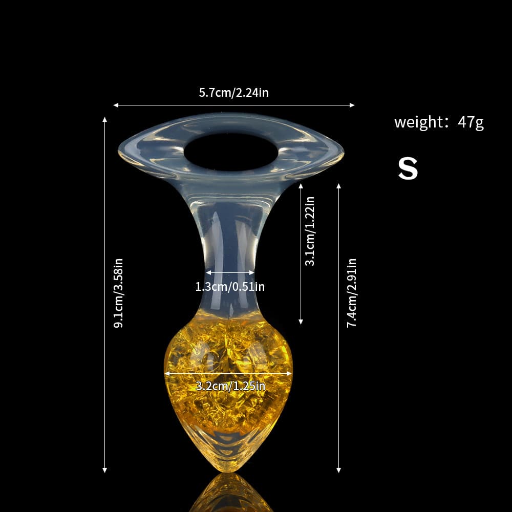 Heart Crystal Butter Plugs