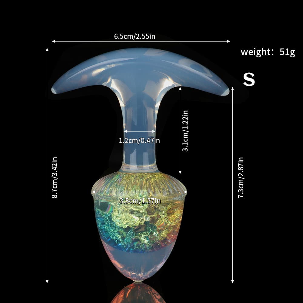 Chestnut Crystal Butter Plugs - 9 Colors