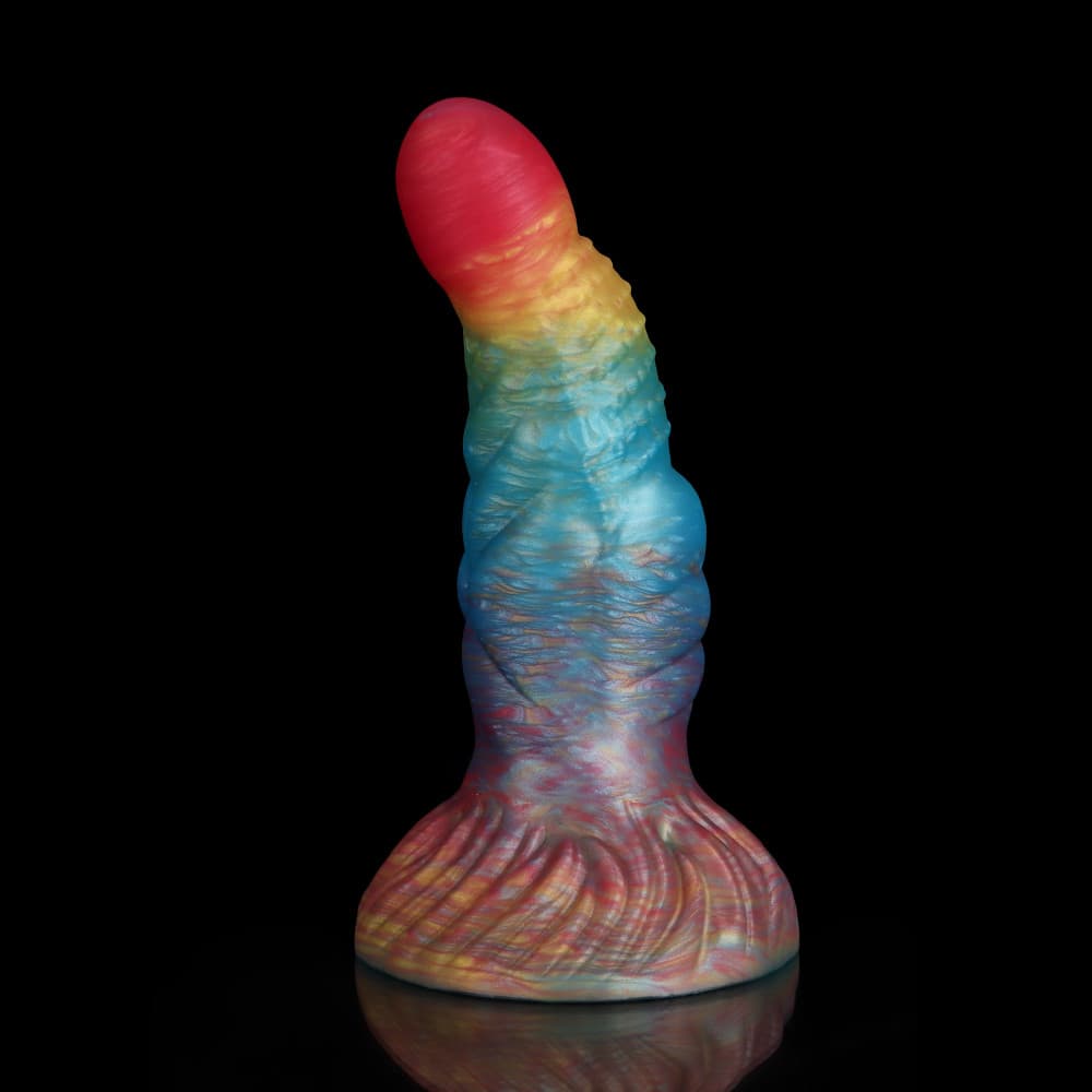 Gilt Hammer Rainbow Knot Dildo for Ultimate Pleasure with Unique Textured Design