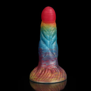 Gilt Hammer Rainbow Knot Dildo for Ultimate Pleasure in vibrant colors and detailed texture
