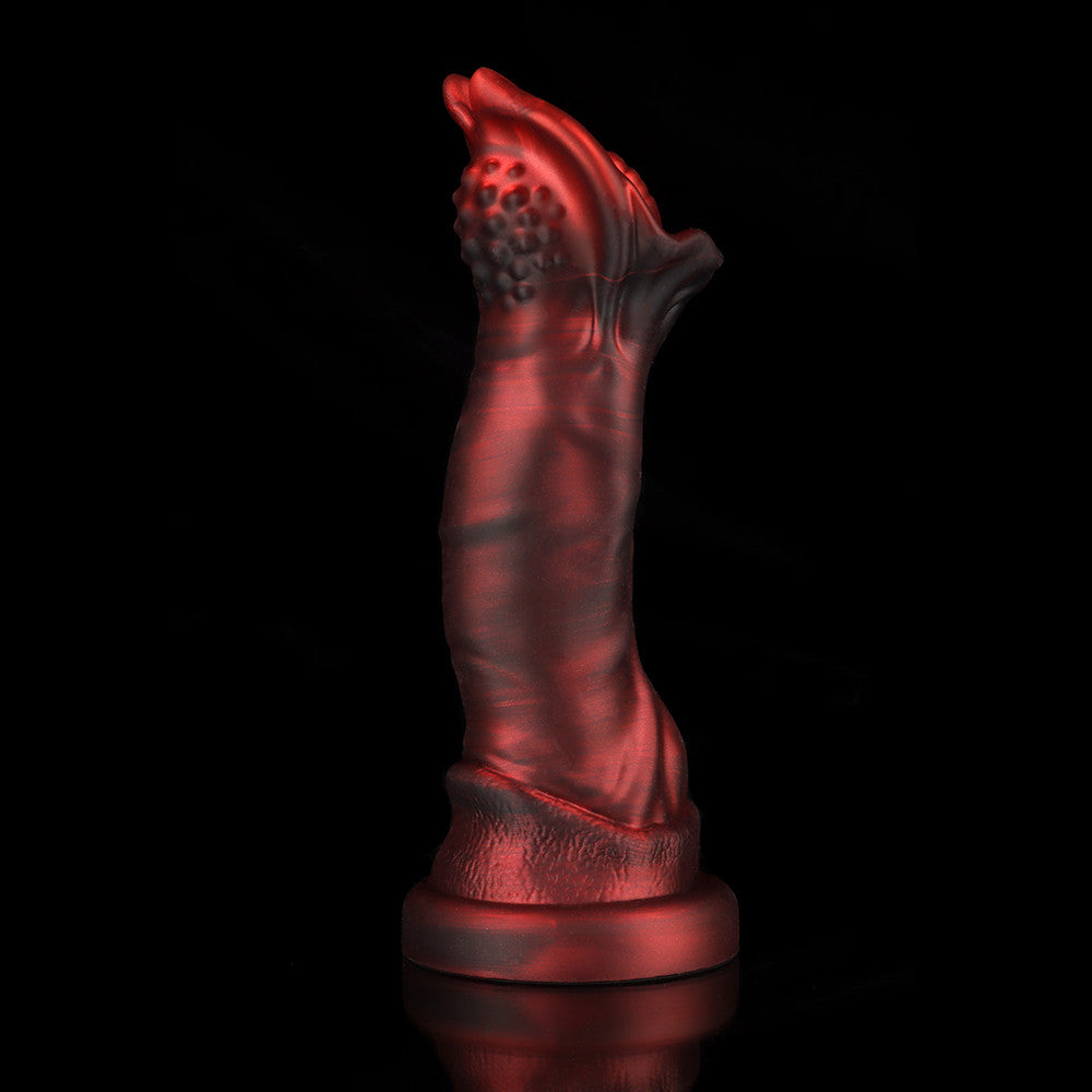 Cannibal Crimson Fantasy Knot Dildo by Knot Dildo with detailed design and rich red color
