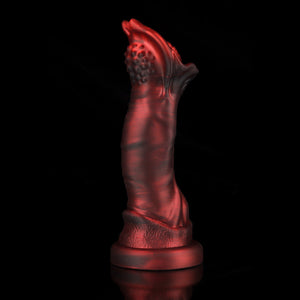 Cannibal Crimson Fantasy Knot Dildo by Knot Dildo with detailed design and rich red color