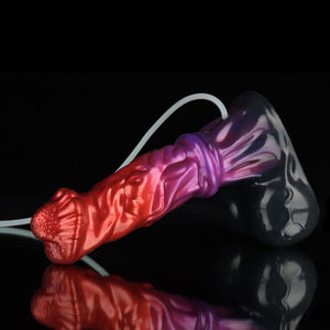 Knot Dildo Lords Red Purple Black Squirting Knot Dildo with textured design for enhanced pleasure