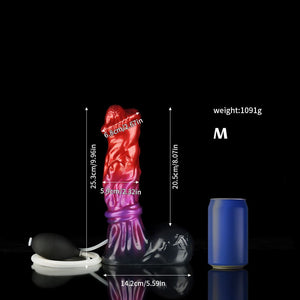 Knot Dildo Lords Red Purple Black Squirting Knot Dildo with realistic design and dimensions