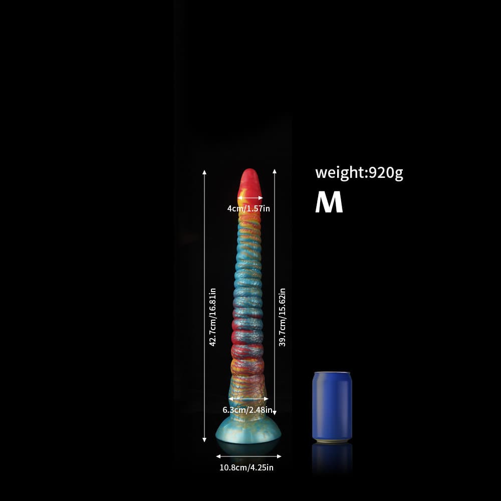 Knot Dildo Octopus Rainbow Tentacle Dildo for Fantasy Play with detailed texture and vibrant colors