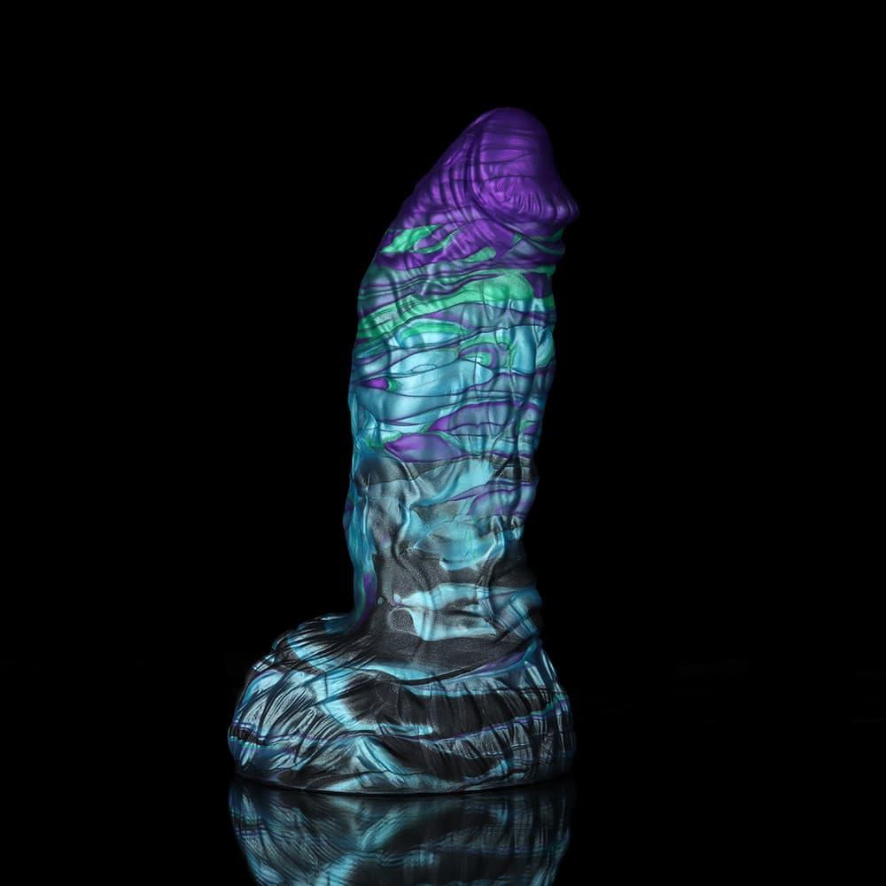 Knot Dildo Pangolin Blue Purple Horse Dildo - Bold Pleasure designed for intense sensations and pleasure.