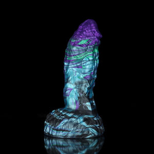 Knot Dildo Pangolin Blue Purple Horse Dildo - Bold Pleasure with Unique Textured Design for Enhanced Stimulation