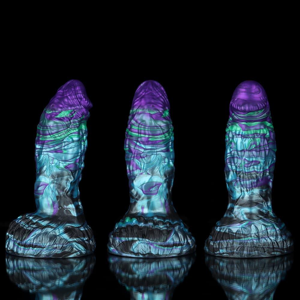 Knot Dildo Pangolin Blue Purple Horse Dildo - Bold Pleasure with Unique Texture and Design