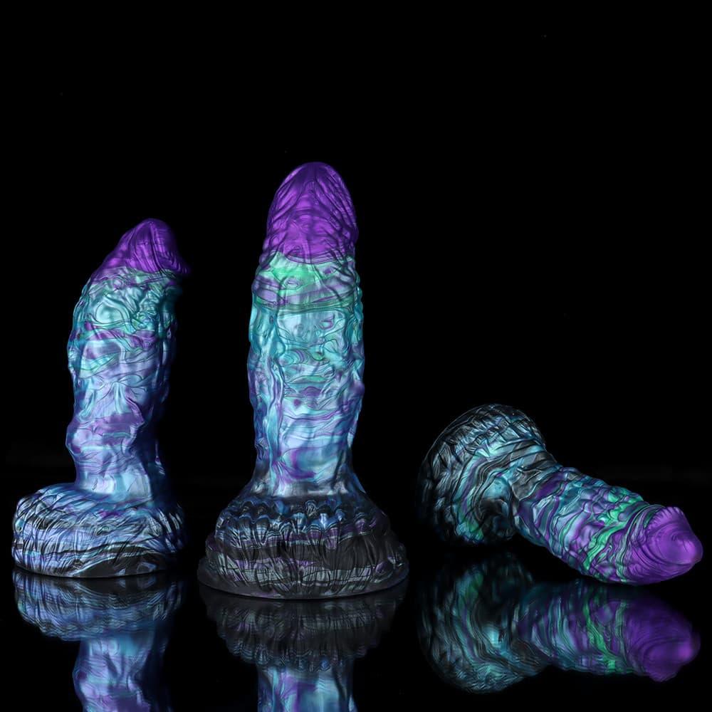 Knot Dildo Pangolin Blue Purple Horse Dildo - Bold Pleasure with Unique Color and Design
