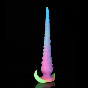 Knot Dildo Sailing Octopus Hand Blue Pink Purple Tentacle Dildo with unique spiral design for adventurous users