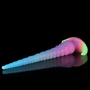 Knot Dildo Sailing Octopus Hand Blue Pink Purple Tentacle Dildo with a smooth texture and vibrant colors