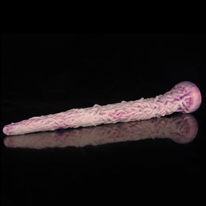 Knot Dildo Vine Purple Tentacle Dildo for Fantasy Play with Textured Surface and Unique Design