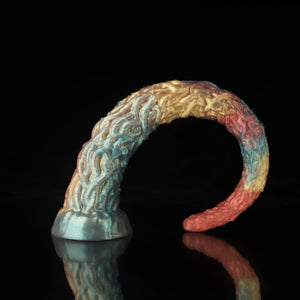 Knot Dildo Vine Rainbow Tentacle Dildo - Anal Plug with a textured, vibrant design