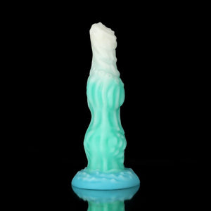 Knotdildo Dog Blue Green Knotted Dildo for Ultimate Pleasure with Textured Design