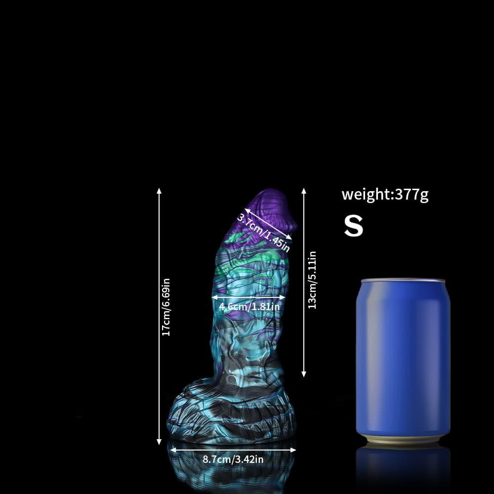 Pangolin Blue Purple Horse Dildo