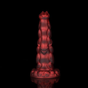 Sphinx Crimson Fantasy Knot Dildo for Ultimate Pleasure with Unique Textured Design and Bold Red Color