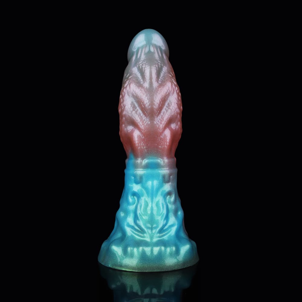 Knotdildo Capricorn Rainbow Electric Vibrating Dildo – Silicone Fantasy Toy