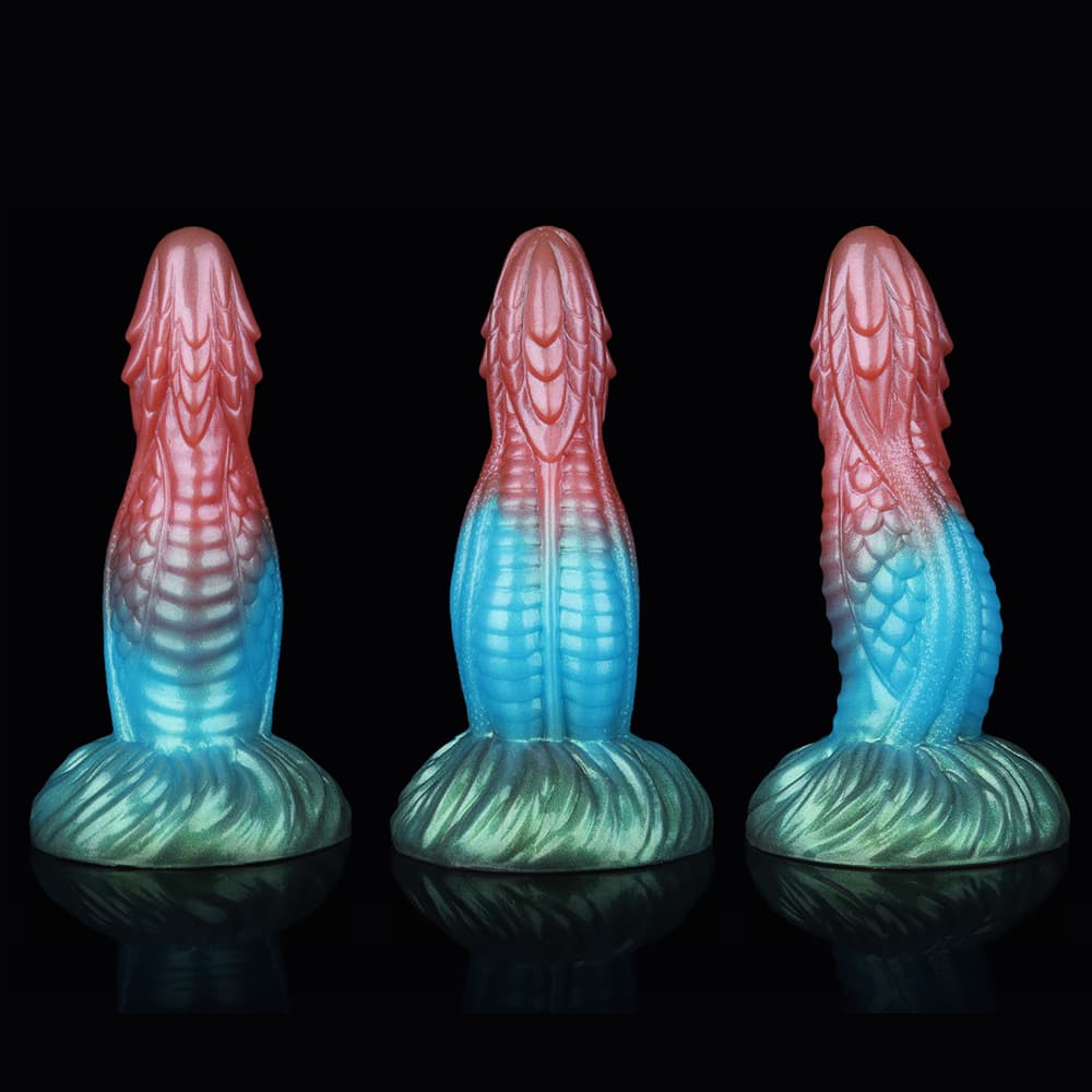 Knotdildo Kirin Rainbow Electric Vibrating Dildo – Silicone Fantasy Toy