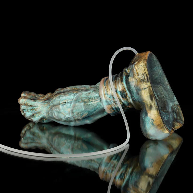 Knotdildo Luan Green Gradient Knot Dildo – Ejaculating Adult Toy