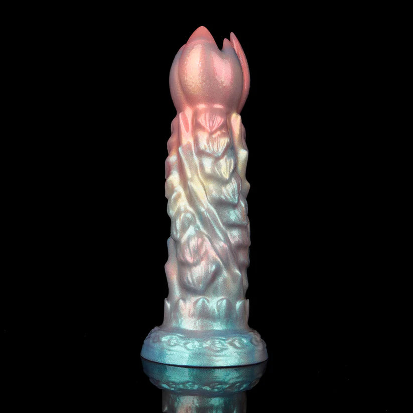 Aufblasbares Silikon-Massageset – Farbenfrohes Design mit 4 Zubehörteilen