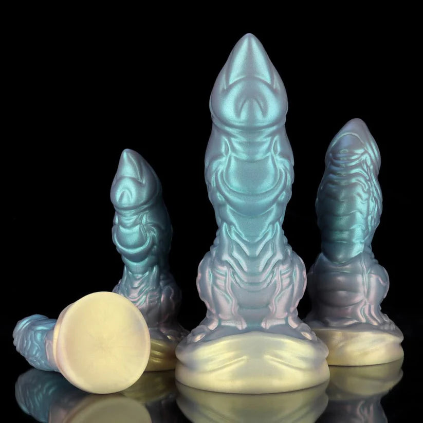Knotdildo Sailor's Tears Light Blue Knot Dildo – Textured Fantasy Silicone Toy