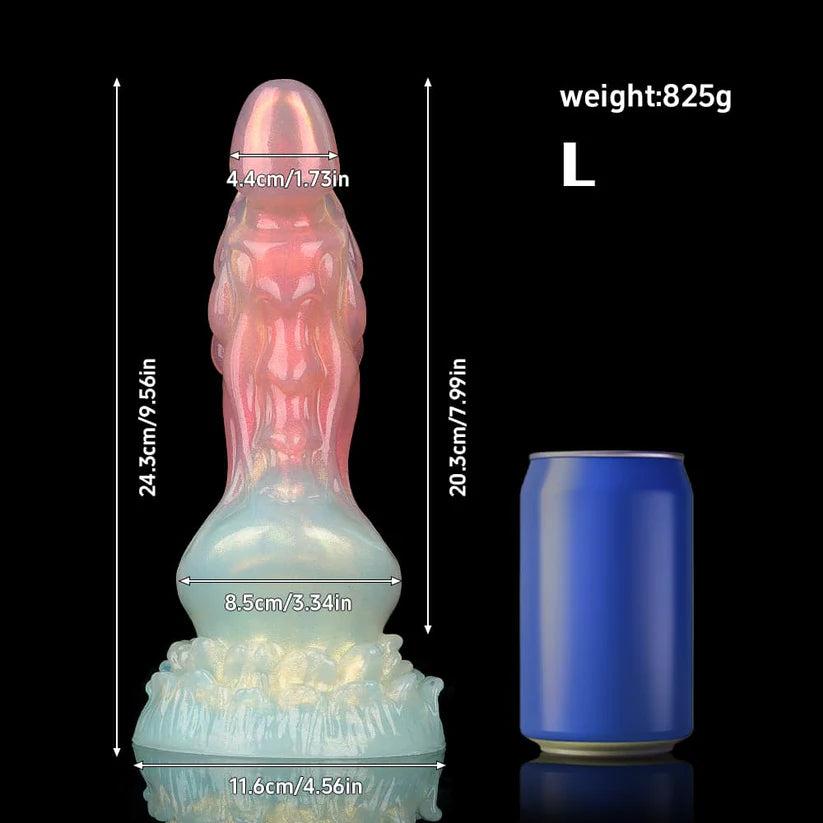 Knotdildo Qilin-Inspired Dildo – Mythical Fantasy Sculptural Design & Soft Glow