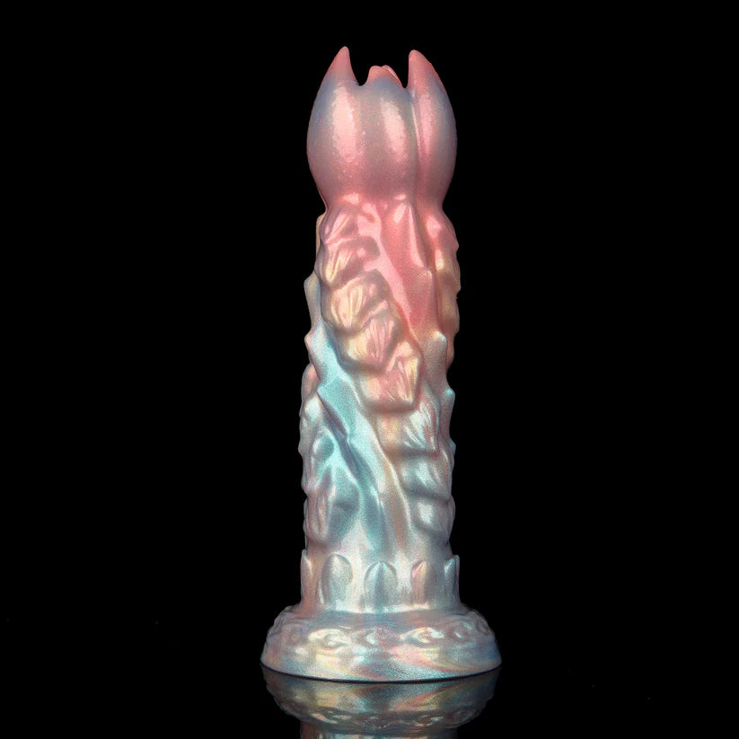 Aufblasbares Silikon-Massageset – Farbenfrohes Design mit 4 Zubehörteilen