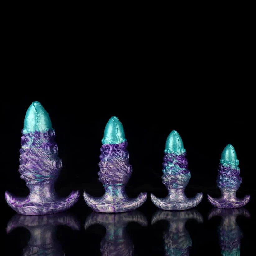 Knotdildo Starry Sky Gradient Blue Purple Butt Plugs – Premium Fantasy Toy