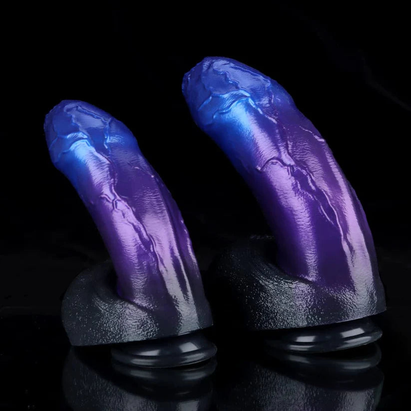 Knotdildo Naga Blue Purple Fantasy Dildo – Premium Silicone Knot Toy
