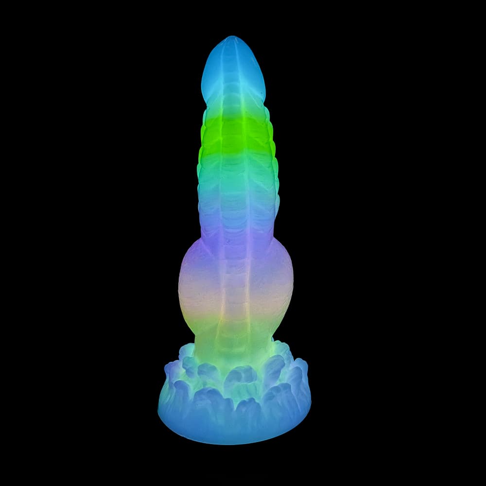 Knotdildo Wild Dog Luminous Electric Vibrating Dildo – Silicone Toy