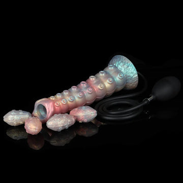 Knotdildo ADAIR Colorful Inflatable Ovipositor Dildo – Fantasy-Inspired Design