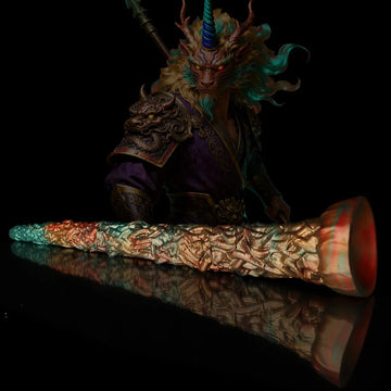 Knotdildo Vine Green Tentacle Dildo – Fantasy Silicone Toy with Textured Design