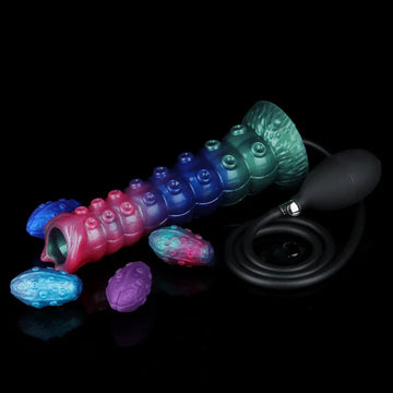 Knotdildo Slim Inflatable Ovipositor Dildo – Dual Mode Fantasy Toy