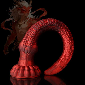 Knotdildo Eel Crimson Tentacle Dildo – Realistic Fantasy Toy for Pleasure