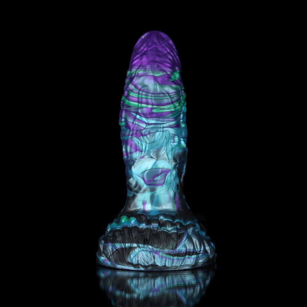 Pangolin Blue Purple Horse Dildo