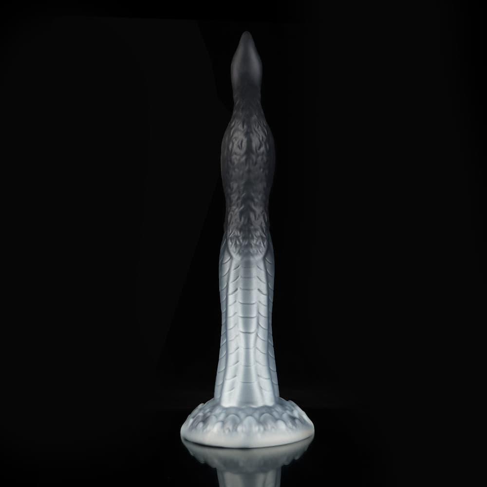 Peacock Black White Animal Monster  Knot  Dildo