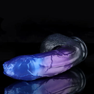 Knotdildo Naga Blue Purple Fantasy Dildo – Premium Silicone Knot Toy