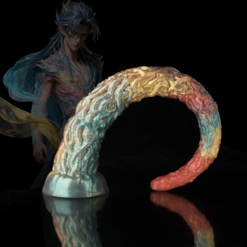 Knotdildo Vine Rainbow Tentacle Anal Plug – Fantasy Silicone Toy