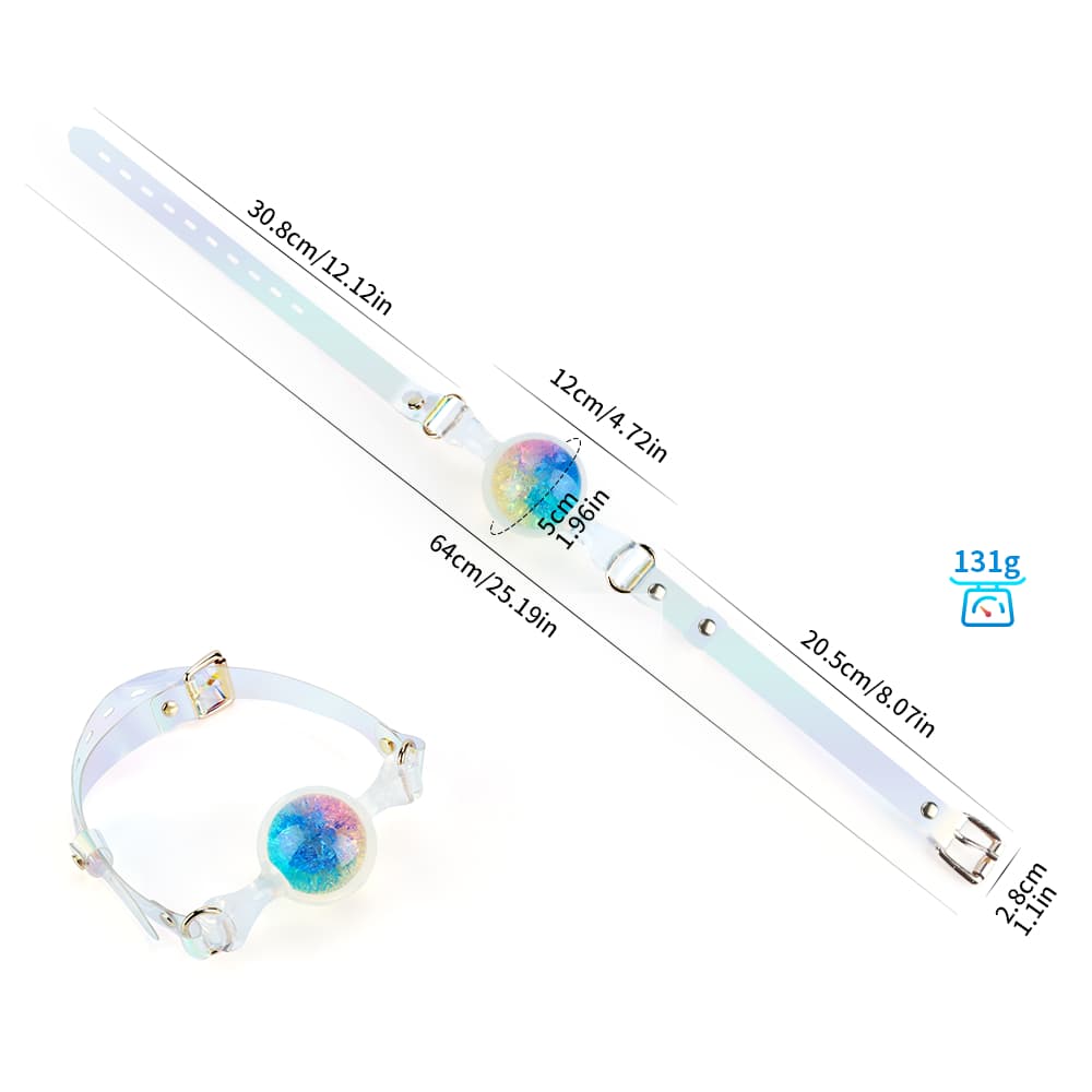 Colorful Crystal Ballgags
