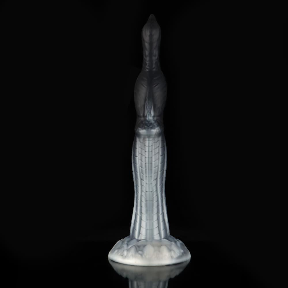 Peacock Black White Animal Monster  Knot  Dildo