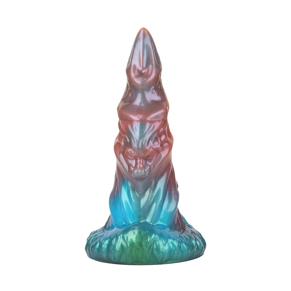 Bullhorn Red Blue Green Electric Vibrating Dildo