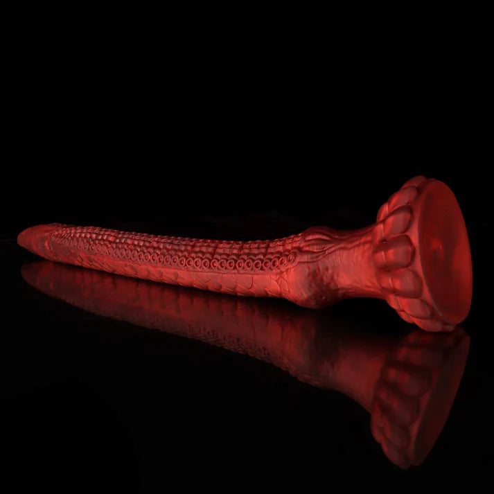 Knotdildo Eel Crimson Tentacle Dildo – Realistic Fantasy Toy for Pleasure