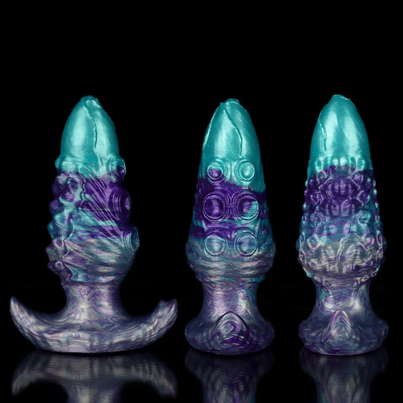 Knotdildo Starry Sky Gradient Blue Purple Butt Plugs – Premium Fantasy Toy